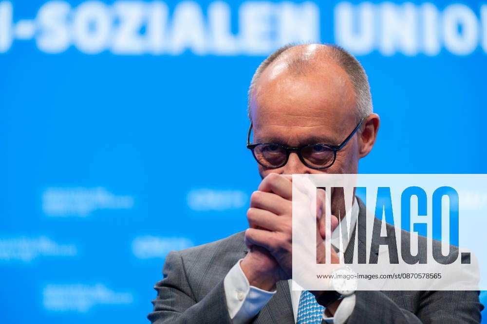 Tag 2, Parteitag 2026 der Partei CSU (Christlich-Soziale-Union) in der Messe München. Friedrich Merz (Bundeskanzler BRD Bundesrepublik Deutschland, CDU)