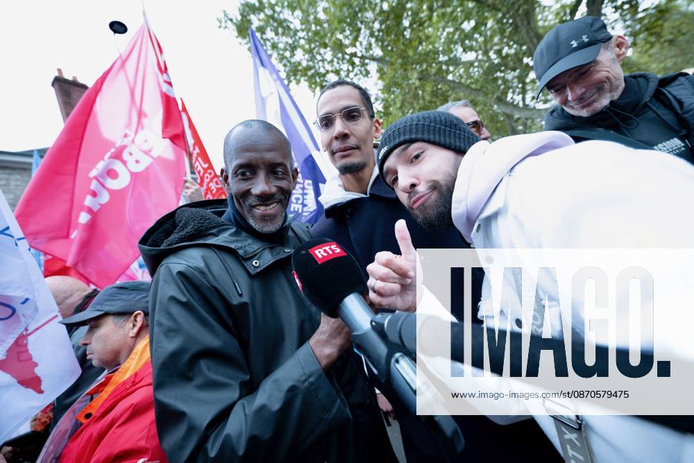 Politics at Demonstration Against French Far-Right Party RN - Orleans Saint-Denis Mayor Bally Bagayoko attending demonstration against French far-right party French far-right party Rassemblement National RN in Orleans, France on October 24 2026 before the beginning of the XIXth Congress French far-right party Rassemblement National RN organized in Orleans. Photo by Franck Castel ABACAPRESS.COM Orleans France