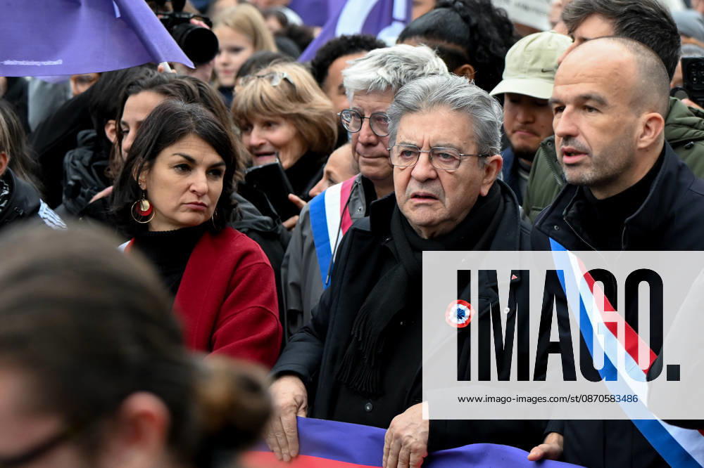 October 24 Demonstration in Paris: Jean-Luc Mélenchon, Manuel Bompard, Manuel Bompard Demonstration in support of purchasing power, the protection of public services, and fiscal and social justice, held in Paris on October 24, 2026, as part of a nationwide call to action bringing together former members of the Yellow Vest movement, labor unions, and high school and university students 460732 2026 10 24 unknown