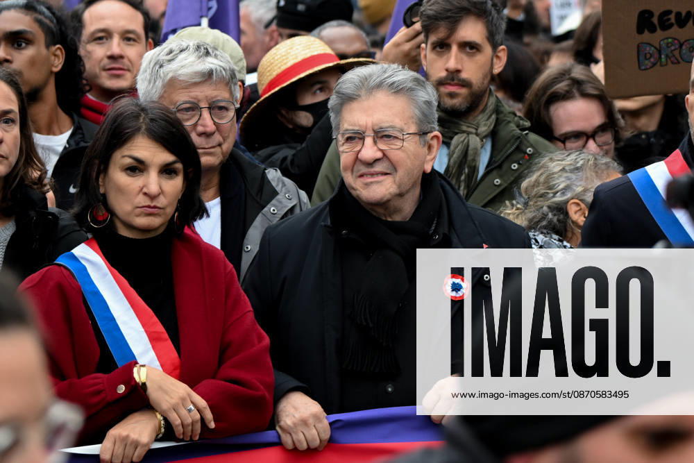October 24 Demonstration in Paris: Jean-Luc Mélenchon Demonstration in support of purchasing power, the protection of public services, and fiscal and social justice, held in Paris on October 24, 2026, as part of a nationwide call to action bringing together former members of the Yellow Vest movement, labor unions, high school and college students 460732 2026 10 24