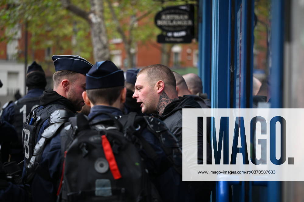 Police intervene in demonstrators amid ongoing protests in Paris PARIS, FRANCE - OCTOBER 24: Demonstrators carrying banners, gather during a demonstration amid ongoing social and political tensions in Paris, France, on October 24, 2026. Police take security measures during the protests. Mouneb Taim Anadolu Paris France. Editorial use only. Please get in touch for any other usage.
