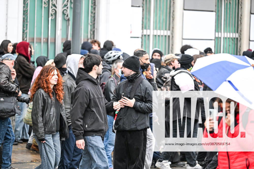 Student demonstrations in Brussels, Belgium, on 24 October 2026, quickly develop into a cat-and-mouse game between protesters and the large numbers of riot police deployed. Police repeatedly disperse groups of demonstrators, including both minors and adults, through the streets and avenues of central Brussels between Avenue Lemonnier and Brussels-South railway station.