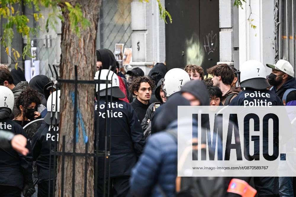 Student demonstrations in Brussels, Belgium, on 24 October 2026, quickly develop into a cat-and-mouse game between protesters and the large numbers of riot police deployed. Police repeatedly disperse groups of demonstrators, including both minors and adults, through the streets and avenues of central Brussels between Avenue Lemonnier and Brussels-South railway station.