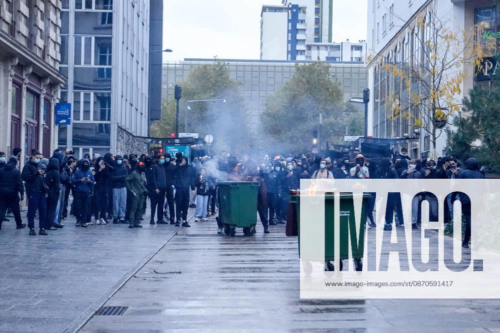 Police intervene in demonstrators amid ongoing protests in Nancy NANCY, FRANCE - OCTOBER 24: Police clash with protesters with water cannons and tear gas during a demonstration amid ongoing social and political tensions in Nancy, France, on October 24, 2026. Muhammed Said Tako Anadolu Nancy France. Editorial use only. Please get in touch for any other usage.