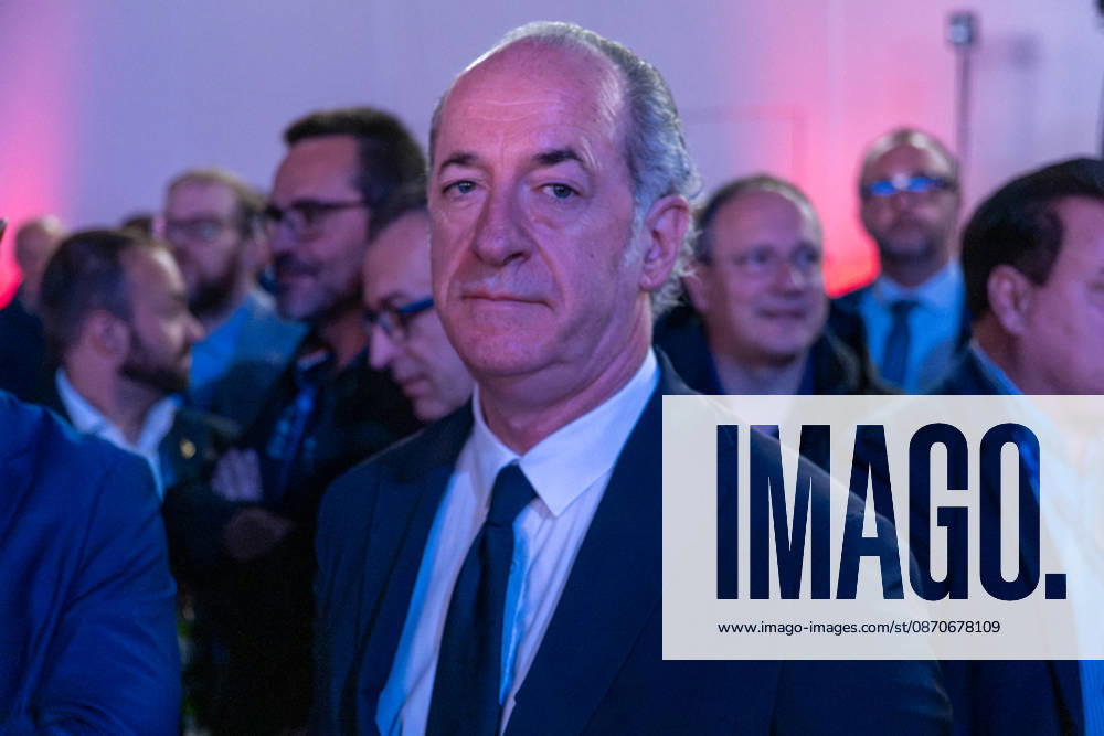 News - Congresso Federale della Lega Luca Zaia, former Veneto governor at Lega national congress. Milan, Italy, 25 10 2026 Milano Milano Italy
