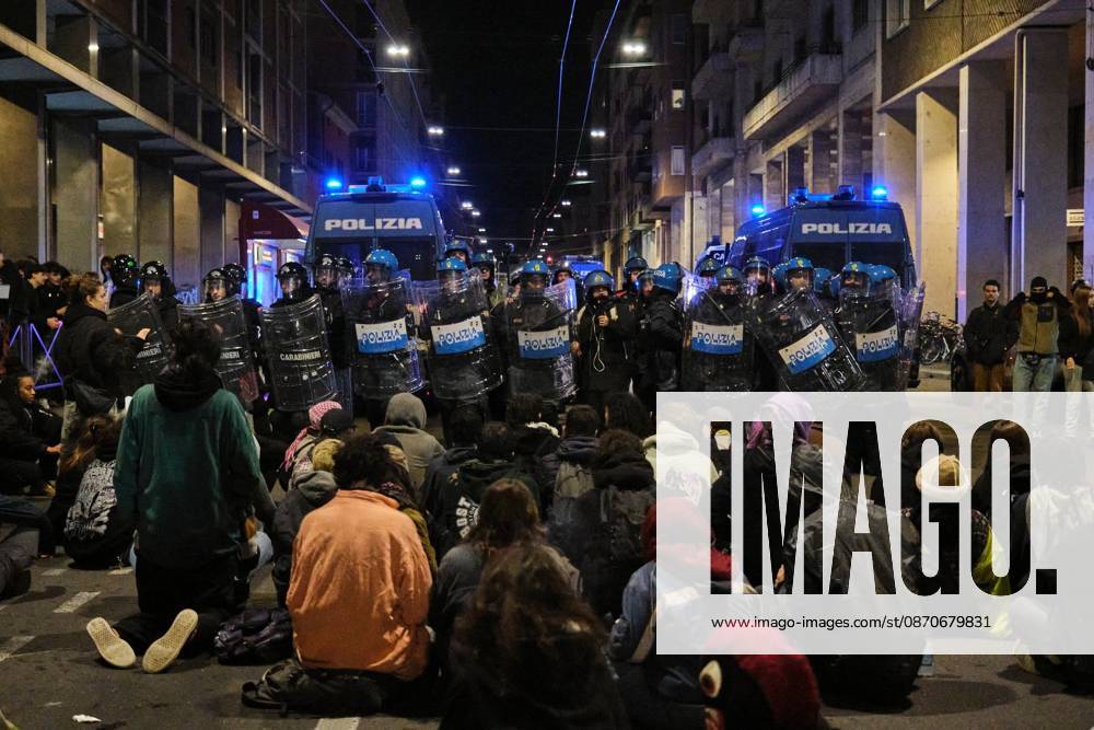 Thousands of people gathered spontaneously in Piazza del Nettuno before setting off in a march through the city centre. Clashes broke out along Via Marconi. Several people were injured, and a young man lost consciousness after being tackled by police. A police water cannon was also used from behind the protesters and hit the ambulance that was assisting the unconscious man. In protest, demonstrators sat down in front of the police line, which, after several minutes, decided to disband its wall of shields. Bologna Italy