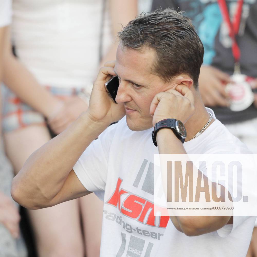 Kartclub Kerpen Graf Berghe von Trips Memorial - Michael Schumacher (GER Mercedes GP) Sport o0 Handy Mobiltelefon telefonieren