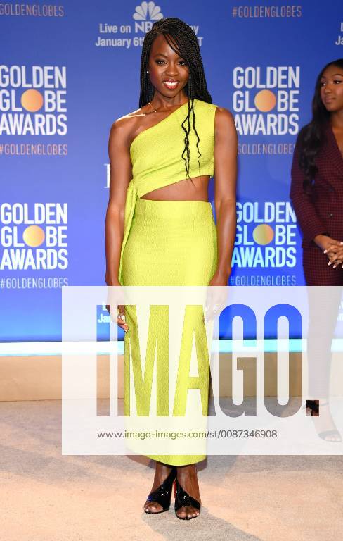 Danai Gurira arriving at the 76th Annual Golden Globe Nominations in Beverly Hills, California - Dec 6, 2018 - Golden Globe Nominations 2018, Beverly Hills California United States Beverly Hilton Hotel