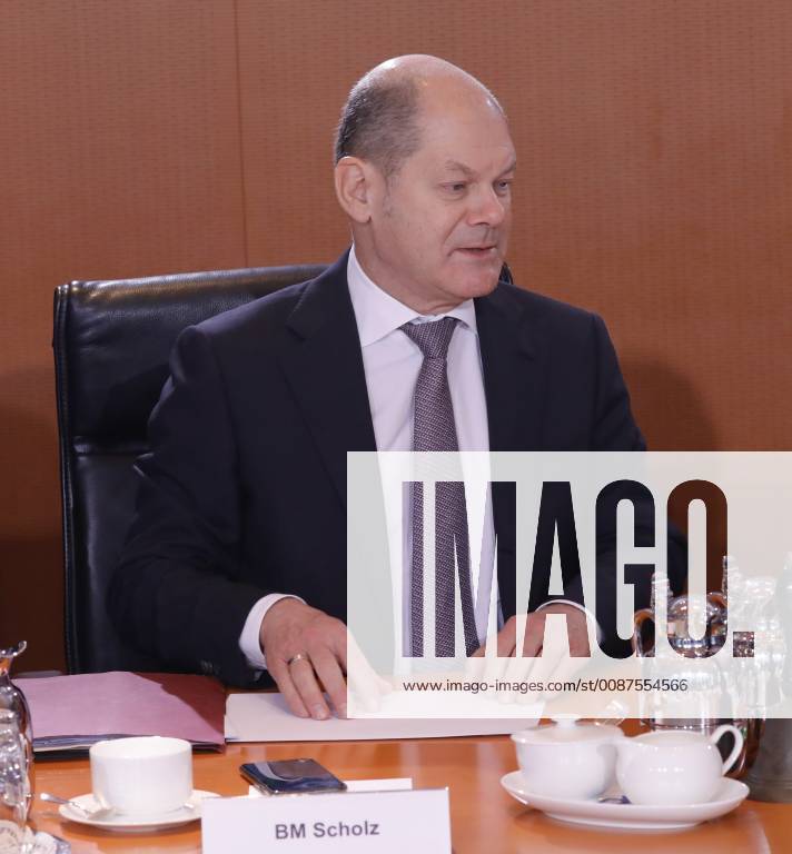 Olaf Scholz, Bundesminister der Finanzen , Deutschland, Berlin, Bundeskanzleramt, Kabinettssitzung , Das Bundeskabinett befasst sich in seiner 34. Sitzung am 12. Dezember 2018 unter anderem mit der innerstaatlichen Vorbereitung auf den Brexit