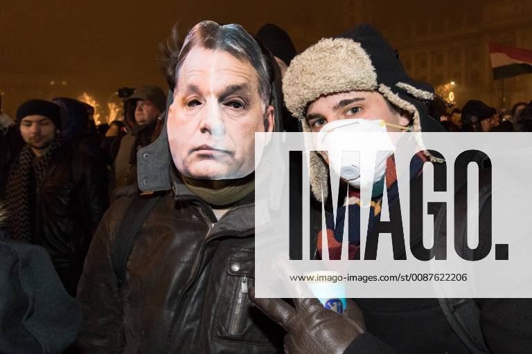 Demonstration against government because of the changes in labor law in Budapest. 2018.12.13. Photo:Vörös Szilárd