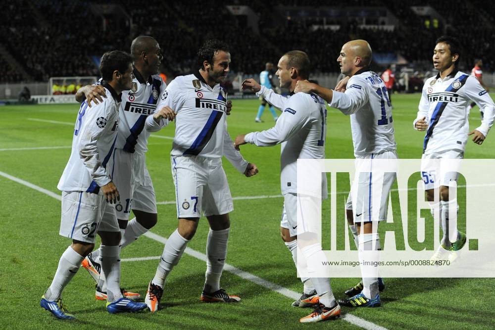Lille 18 10 2011 - Champions League (LOSC) OSC Lille - Inter Mailand: Giampaolo Pazzini (C)