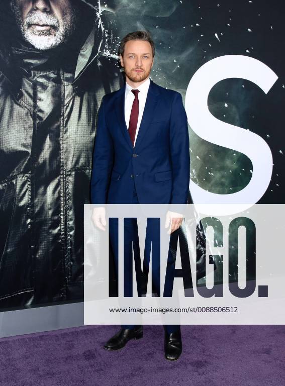 James McAvoy arriving at the premiere of Glass in New York City - Jan 15, 2019 - New York City Premiere of Glass, New York City New York United States SVA Theater