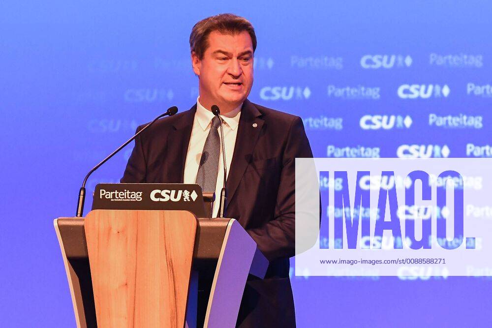 Antrittsrede von Dr. Markus Soeder, MdL,Bayerischer Ministerpraesident, Parteitag der Christlich Sozialen Union, CSU, am 19.01.2019 in Muenchen Muenchen Bayern Deutschland