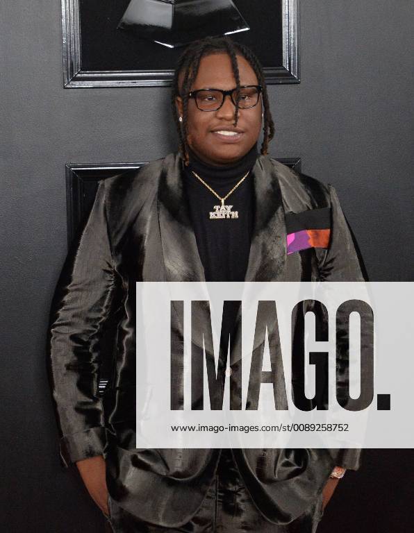 Tay Keith arrives for the 61st annual Grammy Awards held at Staples Center in Los Angeles on February 10, 2019. LAP20190210832 JIMxRUYMEN
