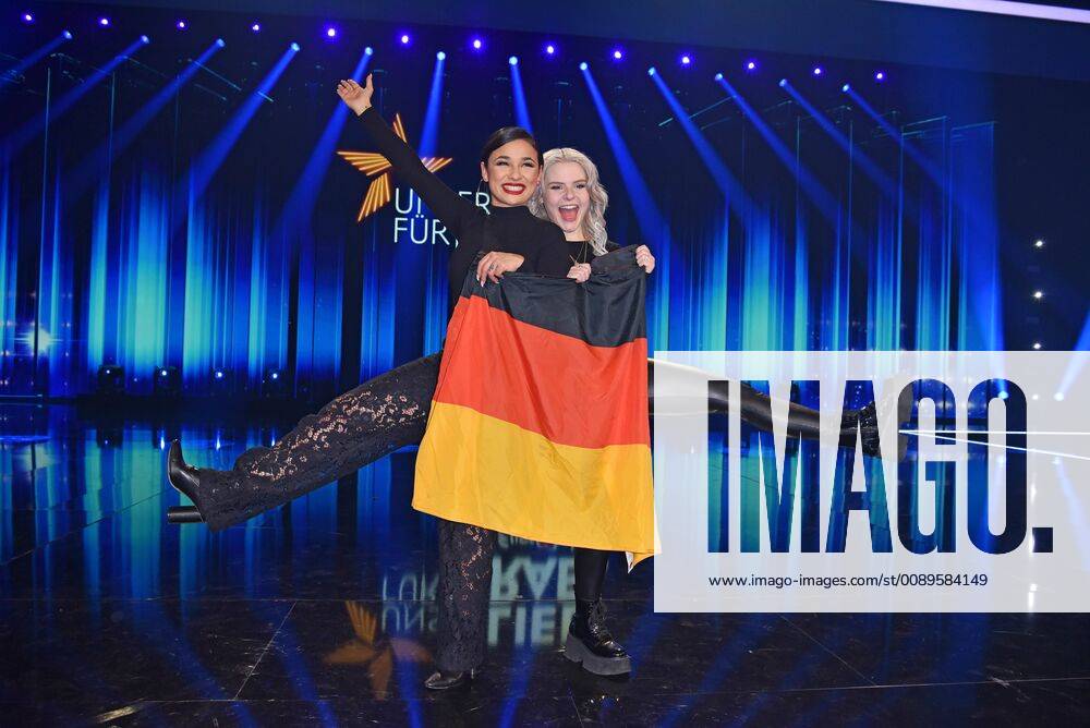 S!sters (Carlotta Truman Laurita Spinelli) bei der ARD TV Show Unser Lied fuer Israel (ESC-Vorentscheid) im Studio Adlershof in Berlin am 22.02.2019