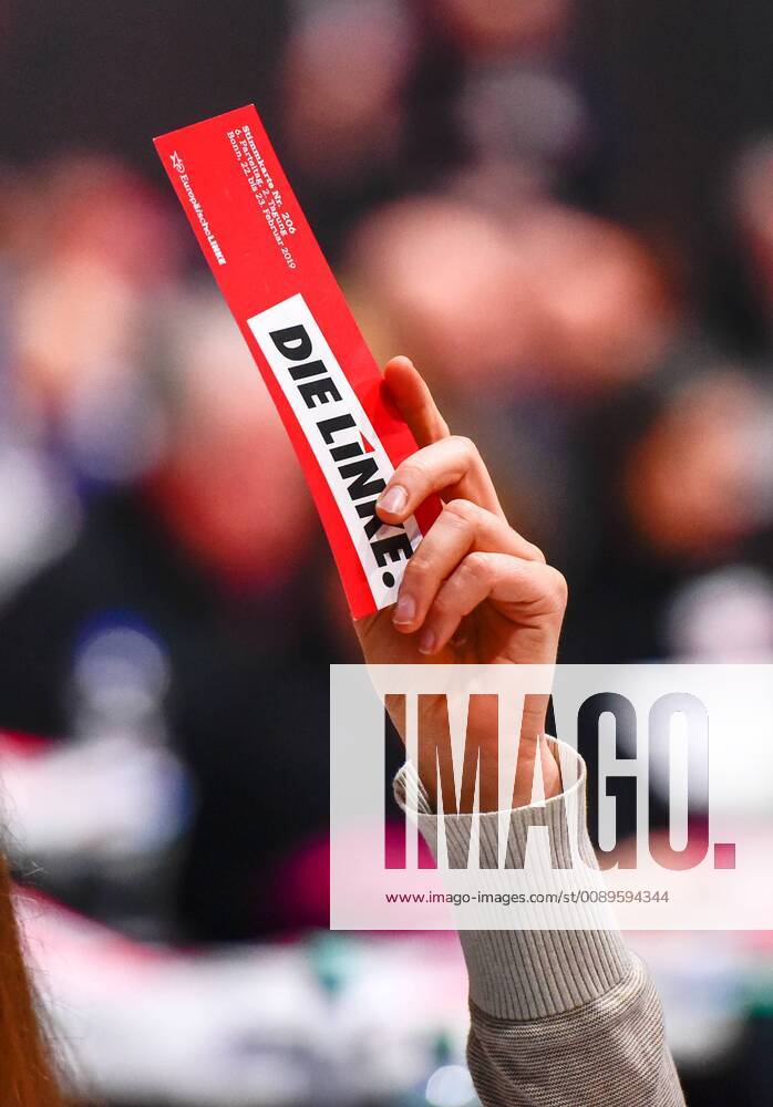 Deutschland, Bonn, 23.02.2019 Stimmabgabe, auf dem Europaparteitag Die Linke Bundesparteitag zur Europawahl der Linken