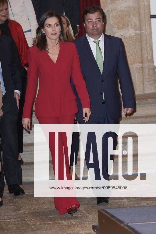 Madrid Queen Letizia during the award ceremony of the ‘’Princess of Girona 2019 foundation prize’’ in the category ‘’social’’ at the Complejo cultural San Francisco in Caceres. No Spain