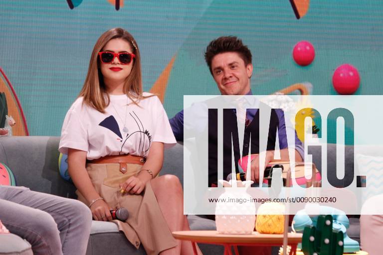 OSASCO, SP - 11.03.2019: LANÇAMENTO PROGRAMA DA MAISA SBT - Maisa Silva and Oscar Filho at the press conference to present their new program, called "Pama daa da Maísa", which debuts at SBT on Saturday (16), at 2:15 p.m. Talk show will be the first sst solo show by Maísa Silva, after much success in participation in soap operas and in the Bom dia e Companhia program. x1696328x CesarxConventi