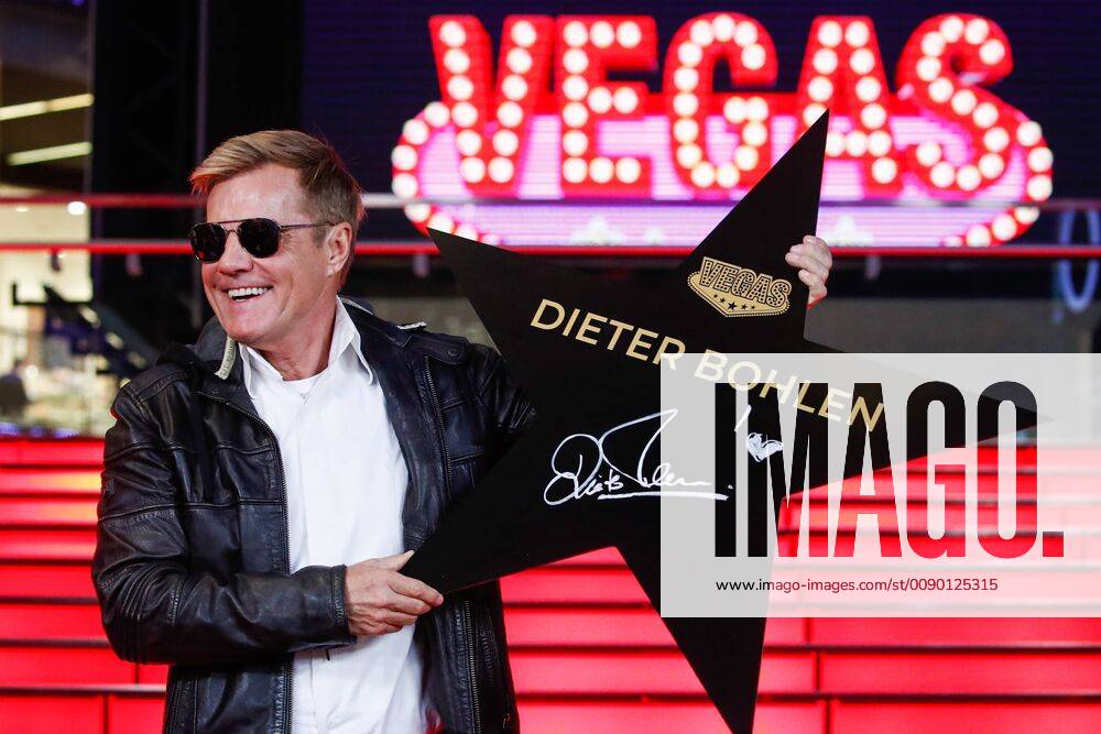 KRASNOGORSK, MOSCOW REGION, RUSSIA – MARCH 14, 2019: Modern Talking band member Dieter Bohlen at a ceremony to unveil his star on the Walk of Fame at the Vegas Crocus City shopping mall. Artyom Geodakyan TASS TS0A4AAA