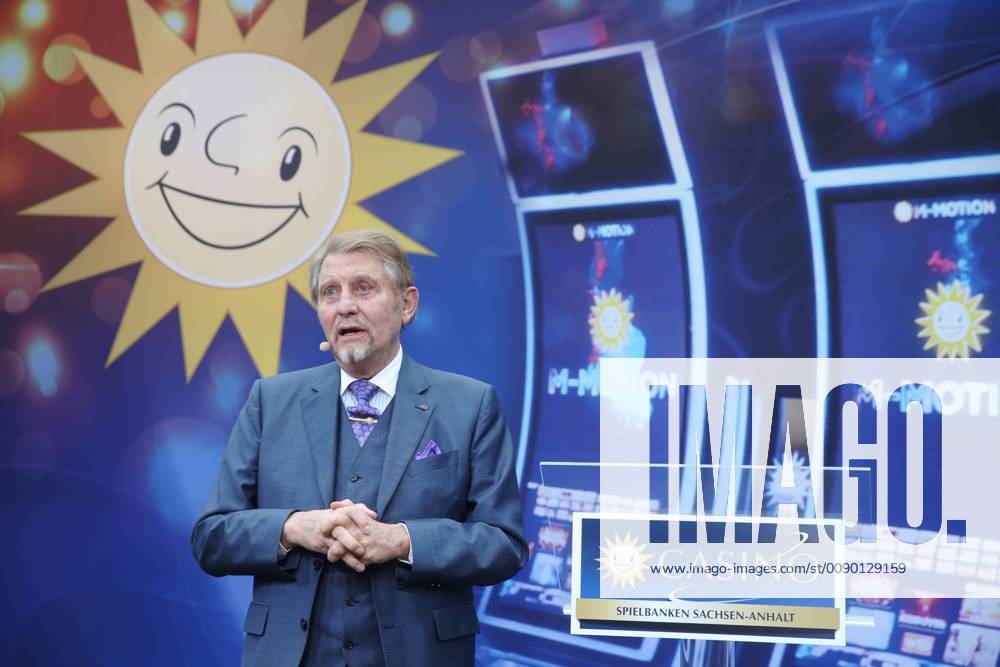 Halle Saale Sachsen Anhalt K&K neue Merkur Spielbanken Sachsen Anhalt Spielbank Eröffnung Paul Gauselmann ( Gauselmann AG)
