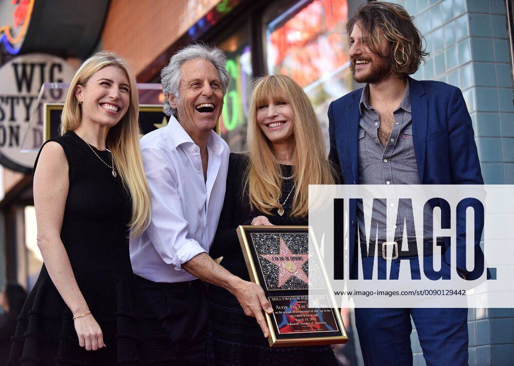 (L-R) Vanessa Bagdasarian, Ross Bagdasarian, Janice Karman and Michael Bagdasarian attend the star unveiling ceremony honoring Alvin and the Chipmunks with the 2,657th star on the Hollywood Walk of Fame in Los Angeles, California on March 14, 2019. LAP201903140806 CHRISxCHEW