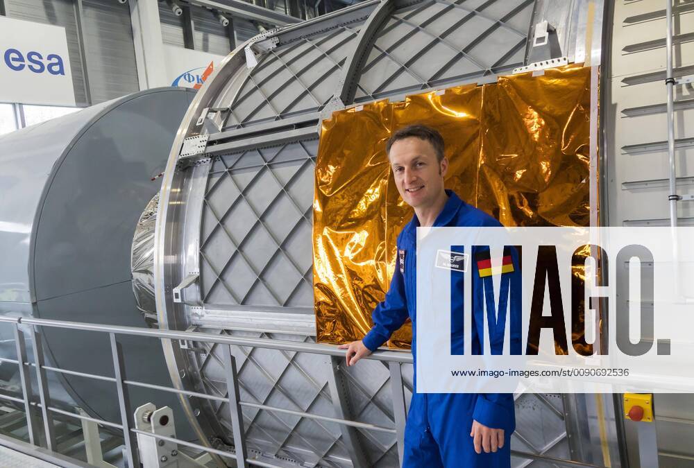 Matthias Maurer, Astronaut, im SpaceShip EAC, Trainingscenter für Astronauten, Köln, Deutschland, Europa