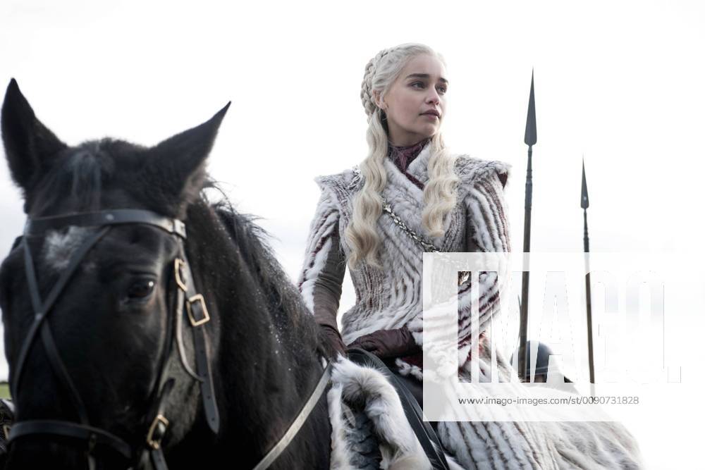Emilia Clarke as Daenerys Targaryen, Game of Thrones Season 8 (2019), Photo Credit: Helen Sloan-HBO The Hollywood Archive Los Angeles CA