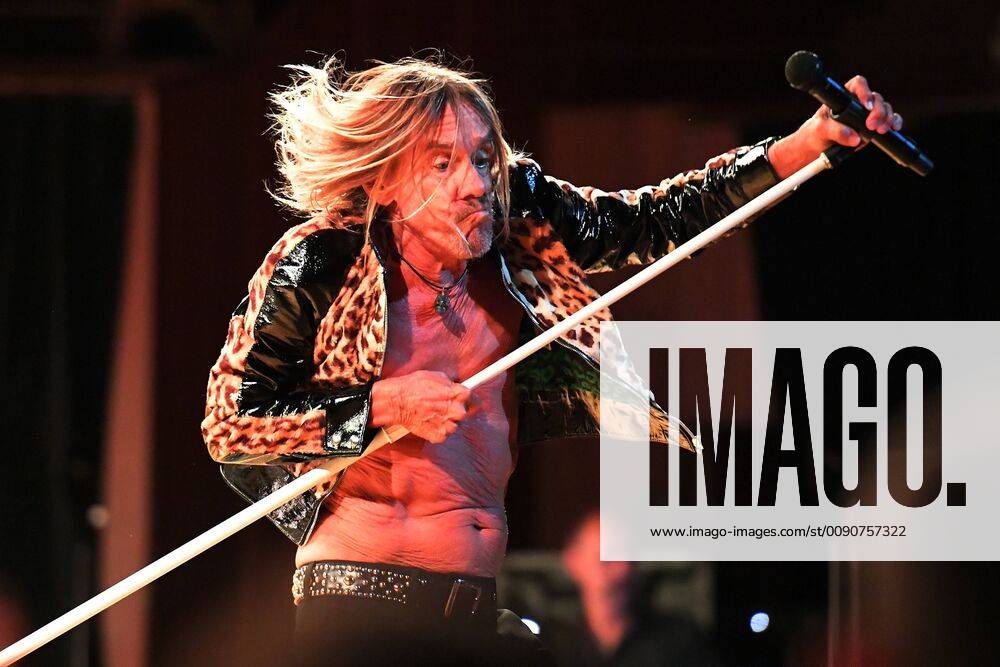 IGGY POP SYDNEY CONCERT, Singer Iggy Pop performs at the Sydney Opera House in Sydney, Monday, April 15, 2019. ( NO ARCHIVING, , NO USE IN BOOKS WITHOUT CONSENT SYDNEY NSW AUSTRALIA