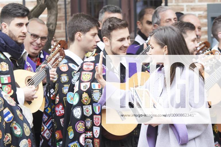 Alcala Queen Letizia and King Felipe during the ‘’Miguel de Cervantes’’ 2018 literature prize to Uruguayan poet Ida Vitale in Lengua Castellana at the university of Alcala de Henares. The Cervantes Award, worth at 125,000 euro cash prize, is the most important prize to literature in spanish and the awarding ceremony is held each 23 April to mark Miguel de Cervantes death date No Spain