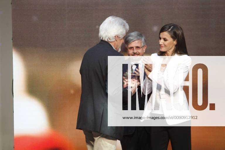 The queen Letizia Ortiz attend the delivery of awards of childrens literature Barco de Vapor y Gran Angular Photo Jose Cuesta 261 Cordon Press Cordon Press Press JosexCuesta