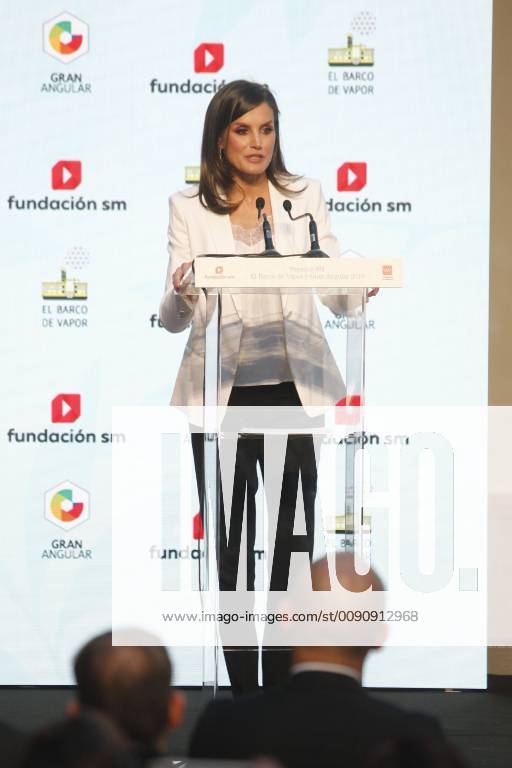 The queen Letizia Ortiz attend the delivery of awards of childrens literature Barco de Vapor y Gran Angular Photo Jose Cuesta 261 Cordon Press Cordon Press Press JosexCuesta