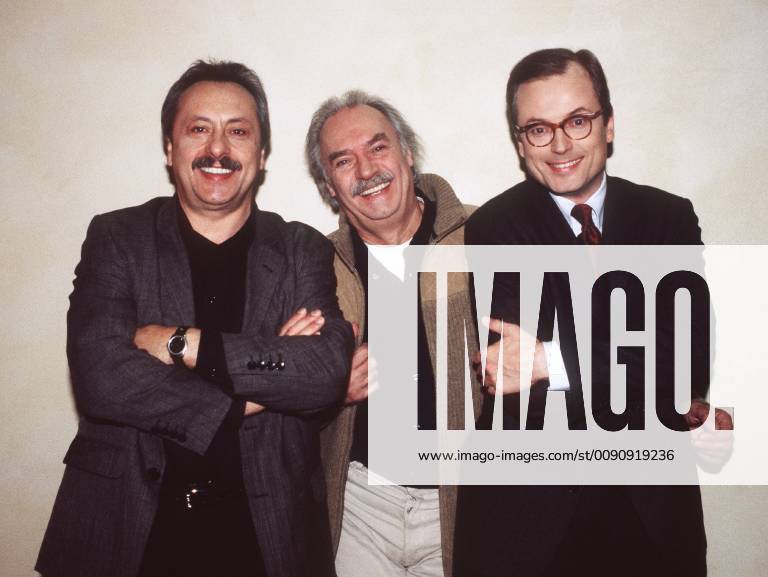 SALTO KOMMUNALE Im Bild: Wolle (WOLFGANG STUMPH), Rudi (ACHIM WOLFF) und Mäßig (HANS-JÜRGEN SCHATZ) machen sich Gedanken über eine Sichere Altersversorgung . Regie: Ralf Gregan Überschrift: SALTO KOMMUNALE Deutschland 2000