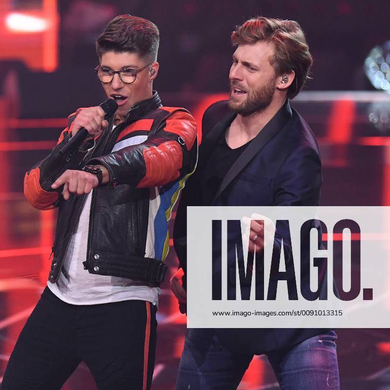 Deutschland sucht den Superstar Finale am 27.04.2019 in den MMC Studios in Köln Davin Herbrüggen und Nick Ferretti