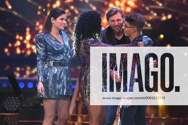 Deutschland sucht den Superstar Finale am 27.04.2019 in den MMC Studios in Köln V.l.n.r;Joana Kesenci - Alicia-Awa Beisert - Nick Ferretti - Davin Herbrüggen