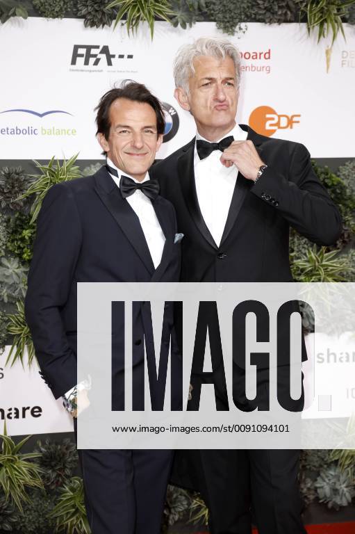 Hans-Werner Meyer und Dominic Raacke bei der Verleihung des Deutschen Filmpreises 2019 in der Messe Berlin. Berlin