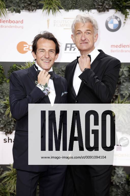 Hans-Werner Meyer und Dominic Raacke bei der Verleihung des Deutschen Filmpreises 2019 in der Messe Berlin. Berlin