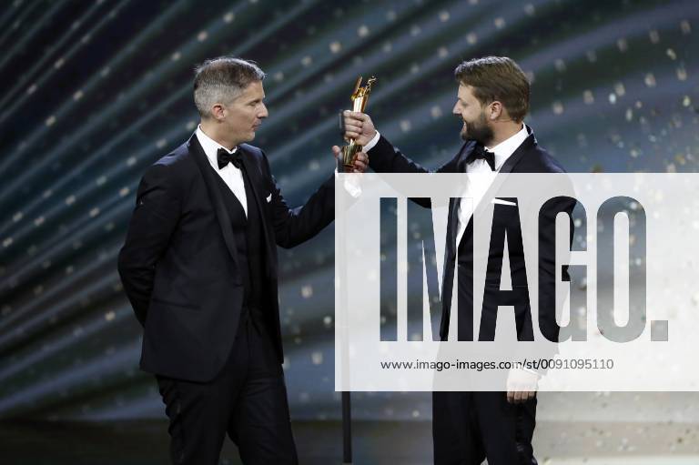 Christian Becker und Peter Thorwarth bei der Verleihung des Deutschen Filmpreises 2019 in der Messe Berlin. Berlin