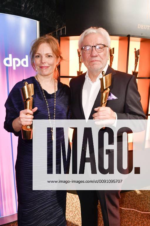 Anne Fabini und Hans Robert Eisenhauer bei der Aftershow Party des Deutschen Filmpreises 2019 im Palais am Funkturm in der Messe Berlin. Berlin
