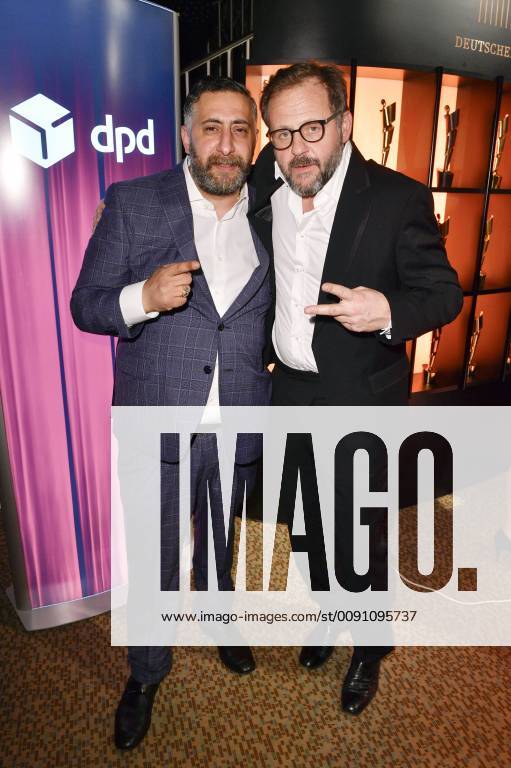 Kida Khodr Ramadan und Samuel Finzi bei der Aftershow Party des Deutschen Filmpreises 2019 im Palais am Funkturm in der Messe Berlin. Berlin
