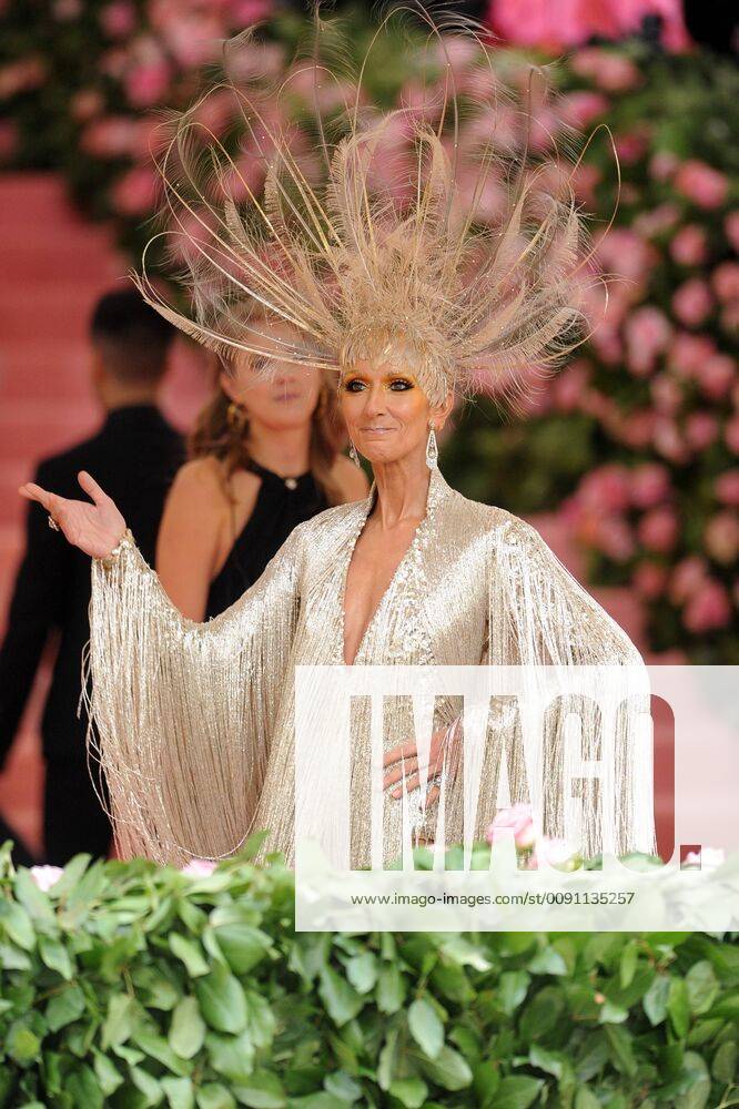 Celine Dion at The 2019 Met Gala Celebrating Camp: Notes on Fashion at Metropolitan Museum of Art on May 06, 2019 in New York City.