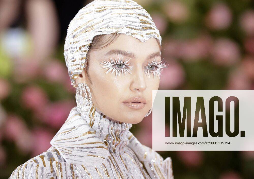 Gigi Hadid arrives on the red carpet at The Metropolitan Museum of Art s Costume Institute Benefit Camp: Notes on Fashion at Metropolitan Museum of Art in New York City on May 6, 2019. NYP2019050949 JOHNxANGELILLO