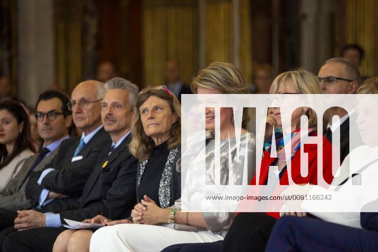 Queen Mathilde of Belgium pictured during a ceremony to award the Queen Mathilde Award 2019, in Brussels, Thursday 09 May 2019. The winner of the Award is selected by a youth jury from one of the nineteen Queen Mathilde Foundation projects. HATIMxKAGHAT 05581536