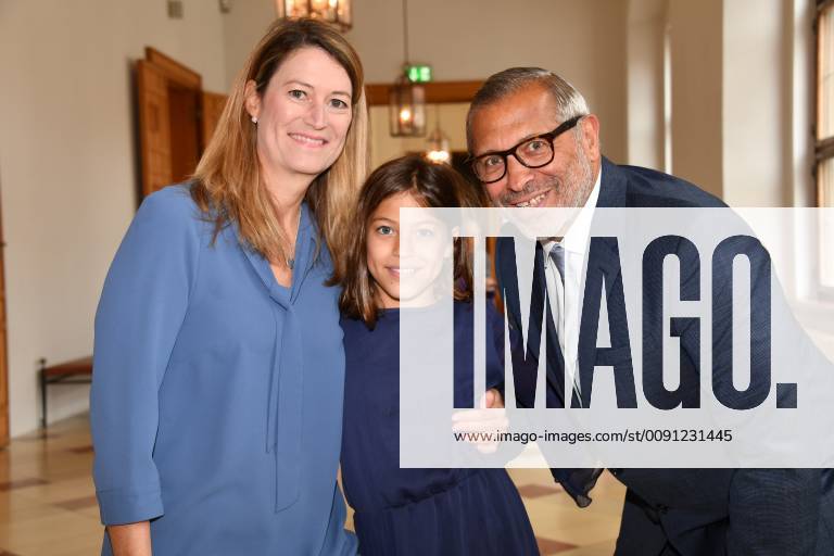William Hartwig-Almer (Jimmy Hartwig) mit Ehefrau und Tochter Yulie Verleihung der Sozialmedaille Bayerische Staatsmedaille für soziale Verdienste Max-Joseph-Saal Residenz München 13. Mai 2019