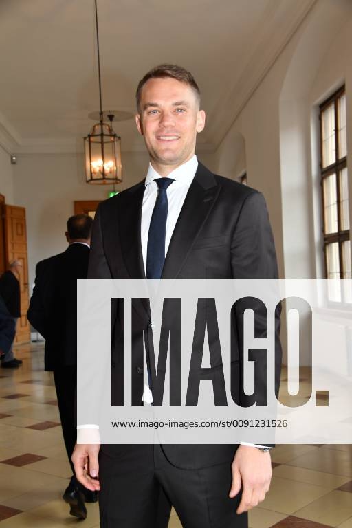 Manuel Neuer Verleihung der Sozialmedaille Bayerische Staatsmedaille für soziale Verdienste Max-Joseph-Saal Residenz München 13. Mai 2019