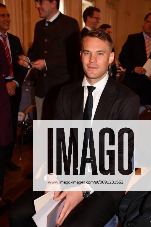 Manuel Neuer Verleihung der Sozialmedaille Bayerische Staatsmedaille für soziale Verdienste Max-Joseph-Saal Residenz München 13. Mai 2019