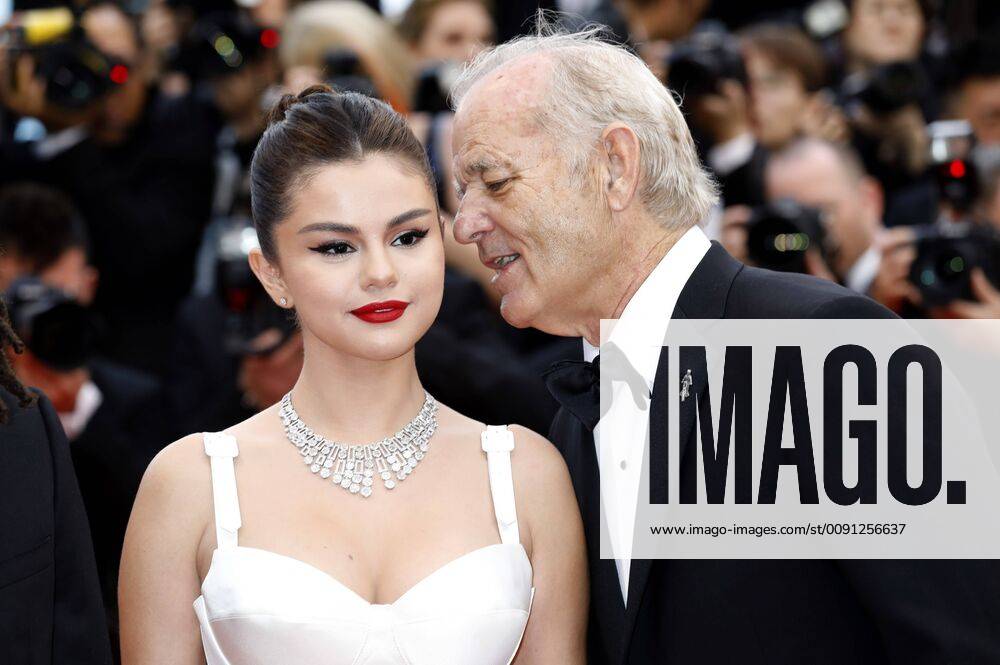 Selena Gomez and Bill Murray attending the opening ceremony and screening of The Dead Don t Die during the 72nd Cannes Film Festival at the Palais des Festivals on May 14, 2019 in Cannes, France