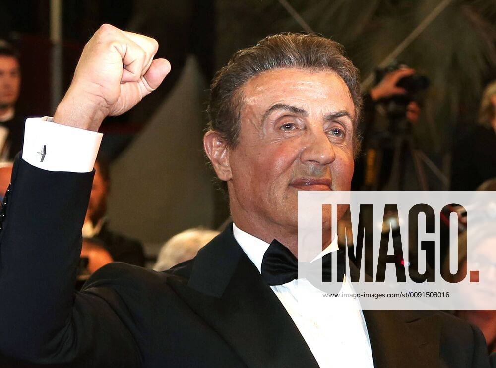 Sylvester Stallone arrives on the red carpet before the screening of the film Rambo: First Blood at the 72nd annual Cannes International Film Festival in Cannes, France on May 24, 2019. PAR201905247063 DAVIDxSILPA