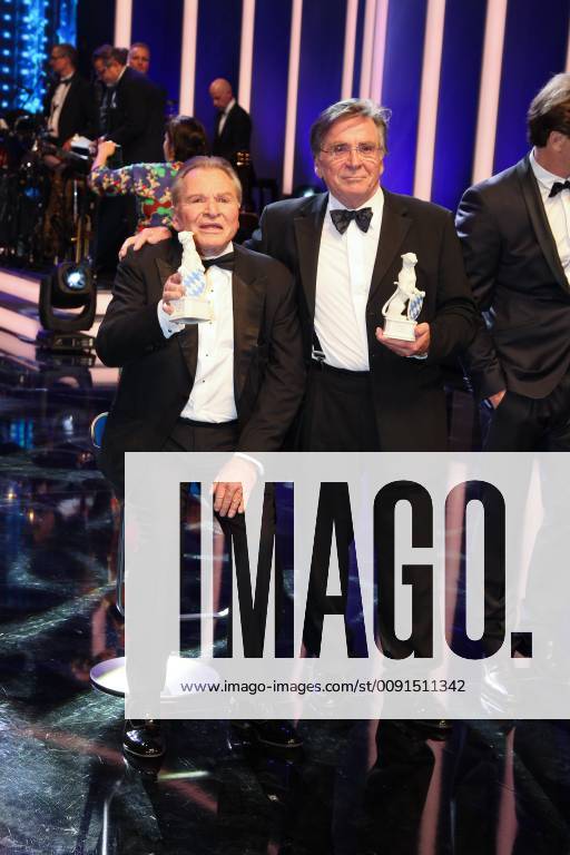 Fritz Wepper mit Bruder Elmar Wepper, Bayerischer Fernsehpreis 2019 im Prinzregententheater in Muenchen am 25.05.2019