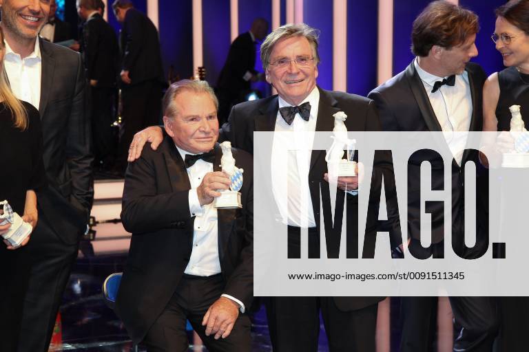 Fritz Wepper mit Bruder Elmar Wepper, Bayerischer Fernsehpreis 2019 im Prinzregententheater in Muenchen am 25.05.2019