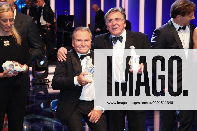 Fritz Wepper mit Bruder Elmar Wepper, Bayerischer Fernsehpreis 2019 im Prinzregententheater in Muenchen am 25.05.2019